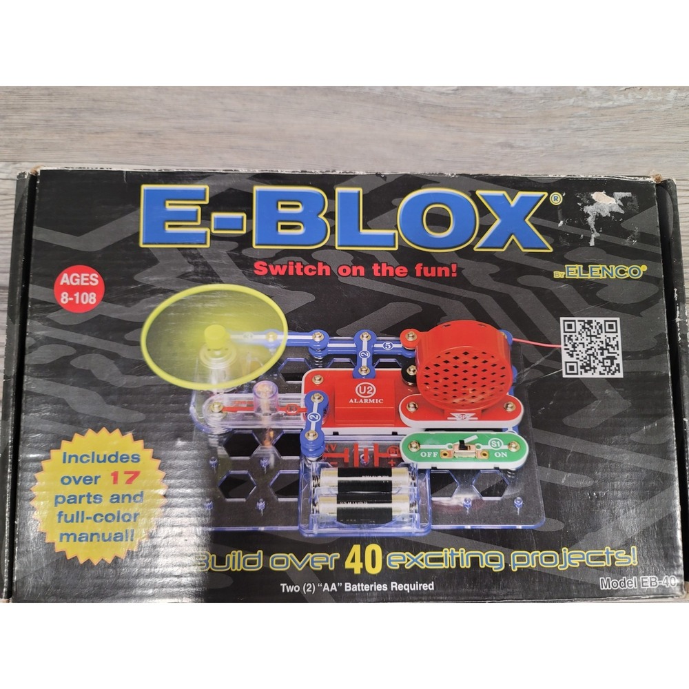 E-Blox used model EB-40 Used Like Snap circuit learning